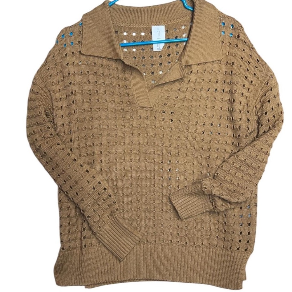 Joie Tan Knit Top